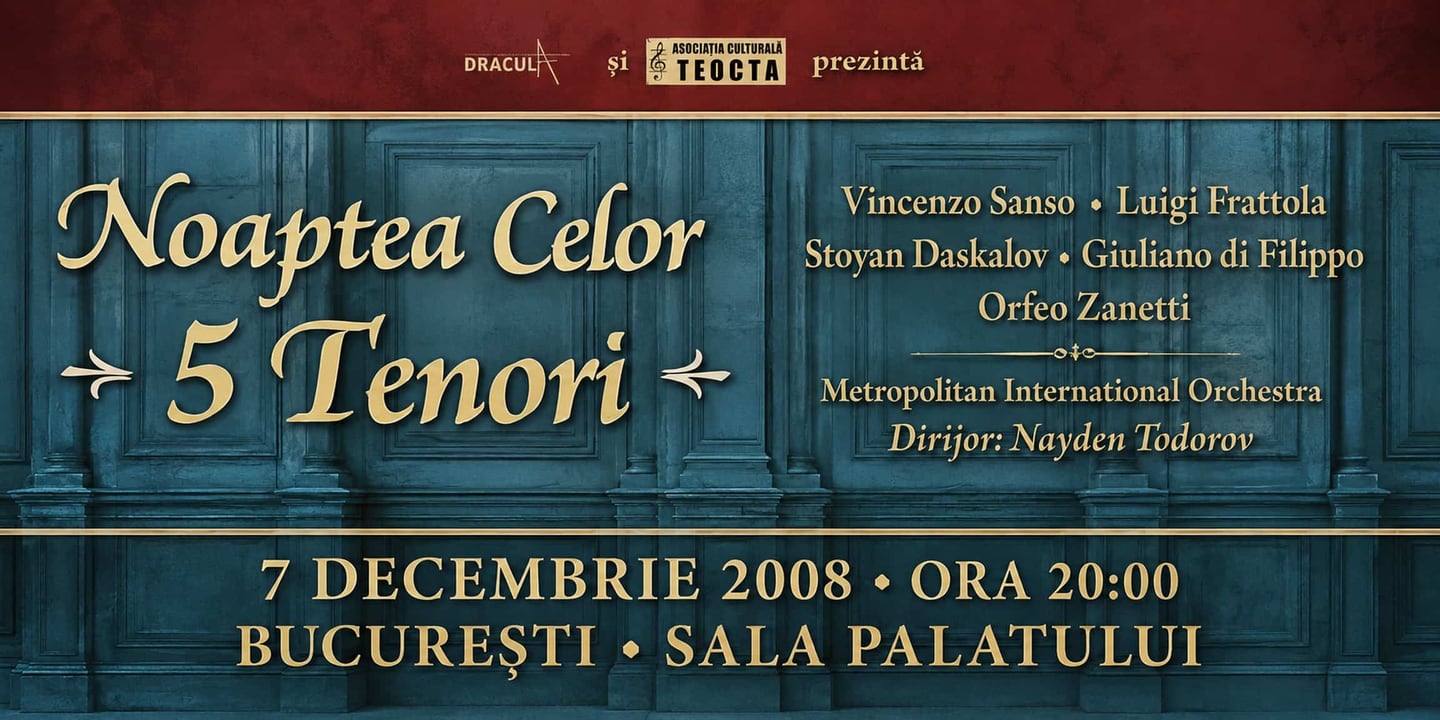 Event banner: Die Nacht der 5 Tenöre (07.12.2008)