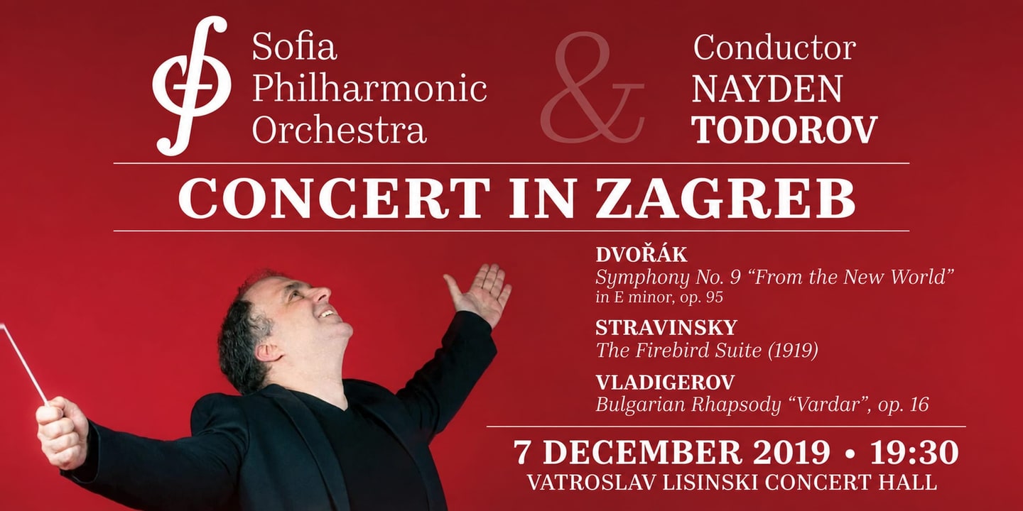 Event banner: Concert in Lisinski Hall – Zagreb with Nayden Todorov (07.12.2019)