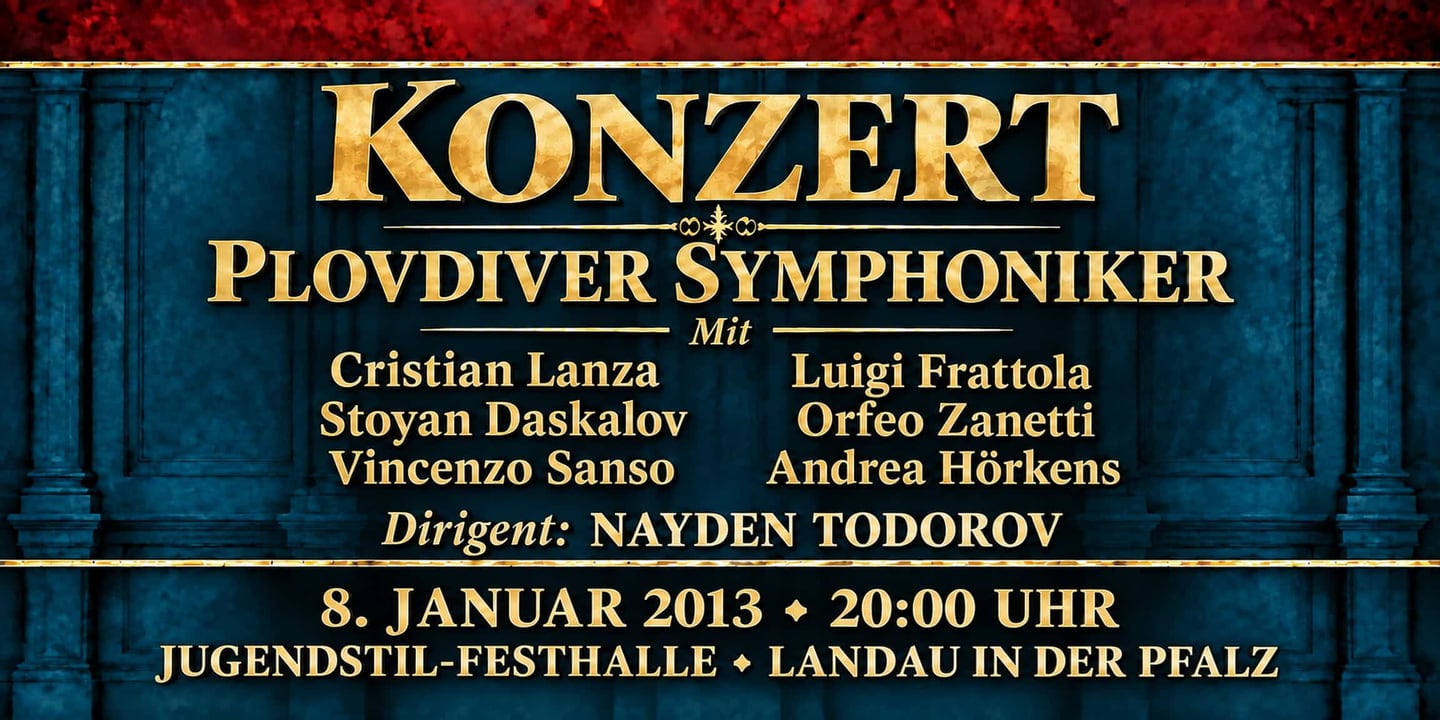 Event banner: Concert with Plovdiver Symphoniker (08.01.2013)