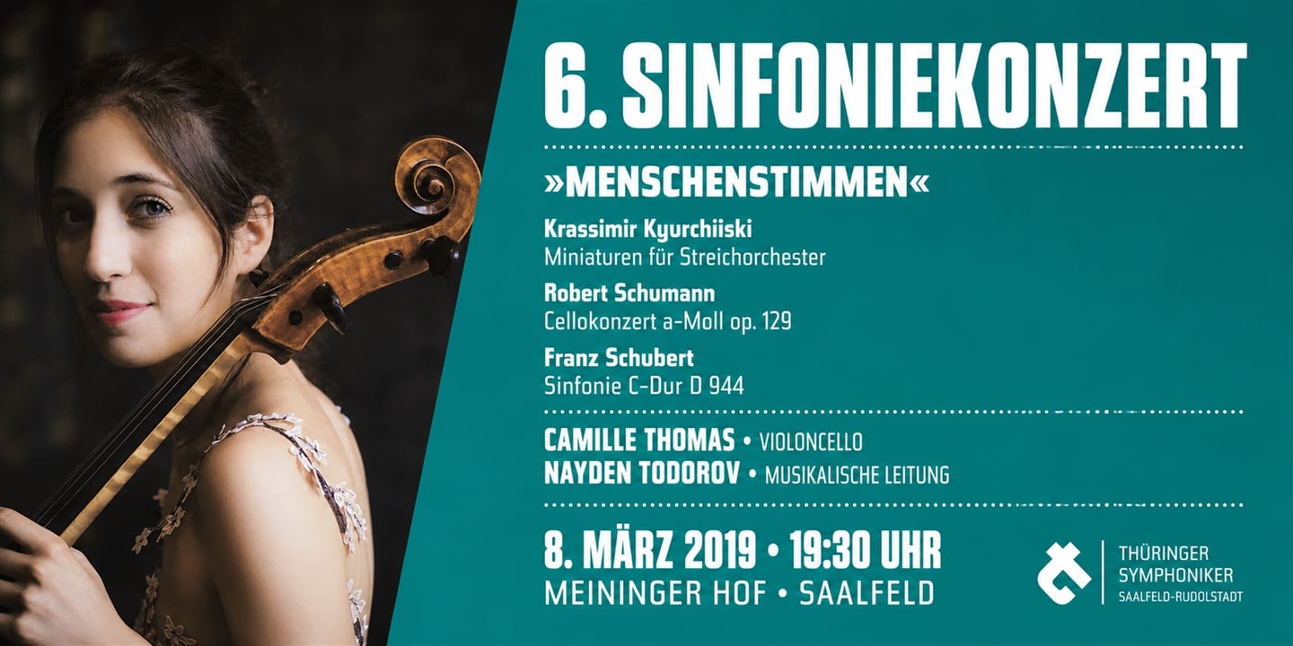 Event banner: Schubert in Saalfeld I (08.03.2019)