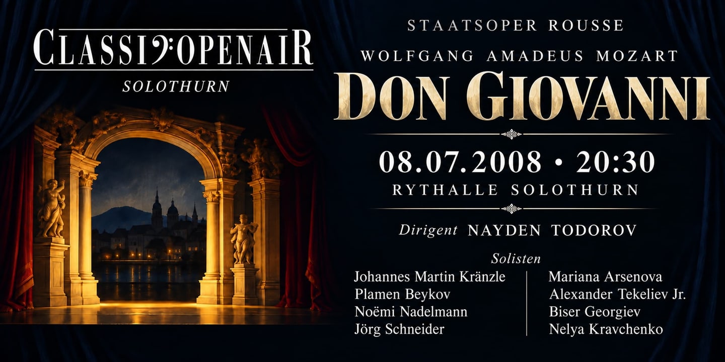 Event banner: Don Giovanni (08.07.2008)