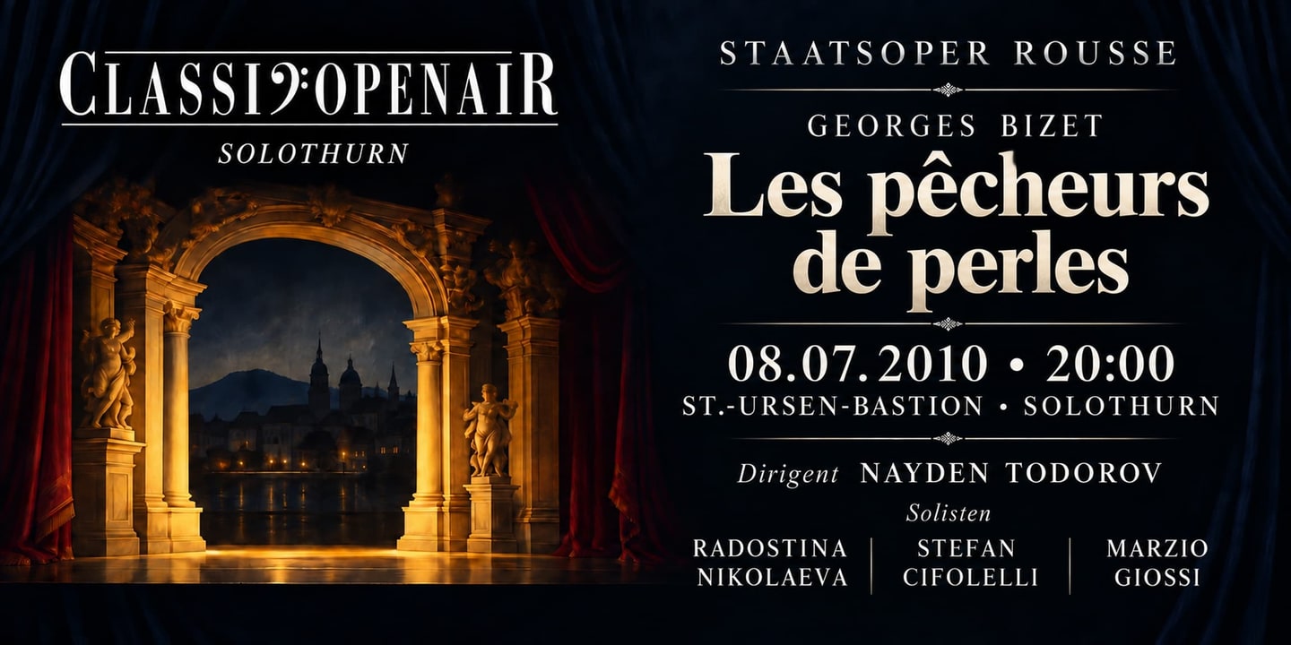 Event banner: Les pêcheurs de perles (08.07.2010)