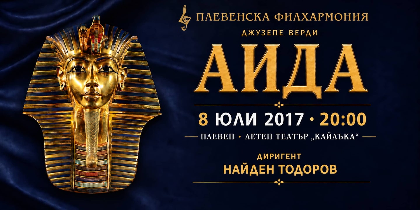 Event banner: Concert with Pleven Philharmonic Orchestra (08.07.2017)
