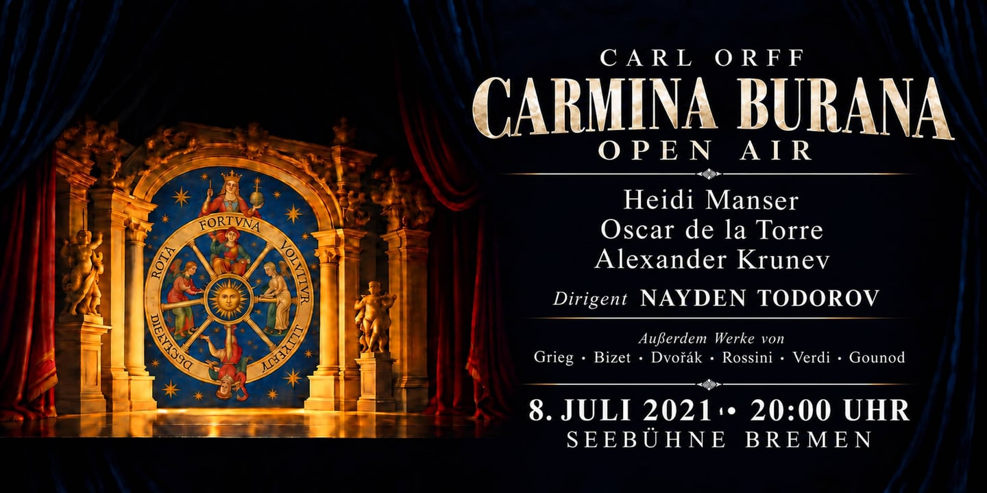 Event banner: Carmina Burana (08.07.2021)