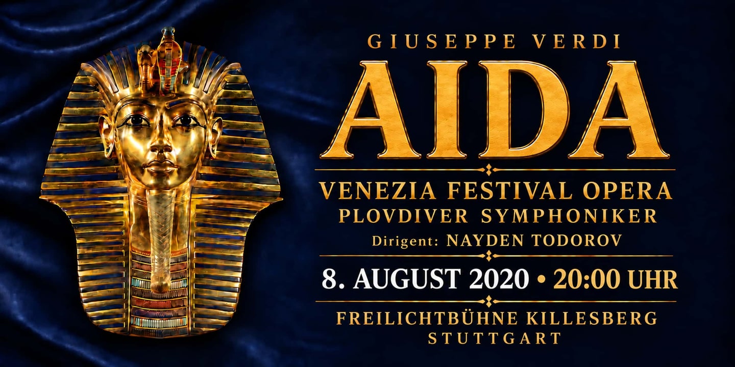 Event banner: Aida (08.08.2020)