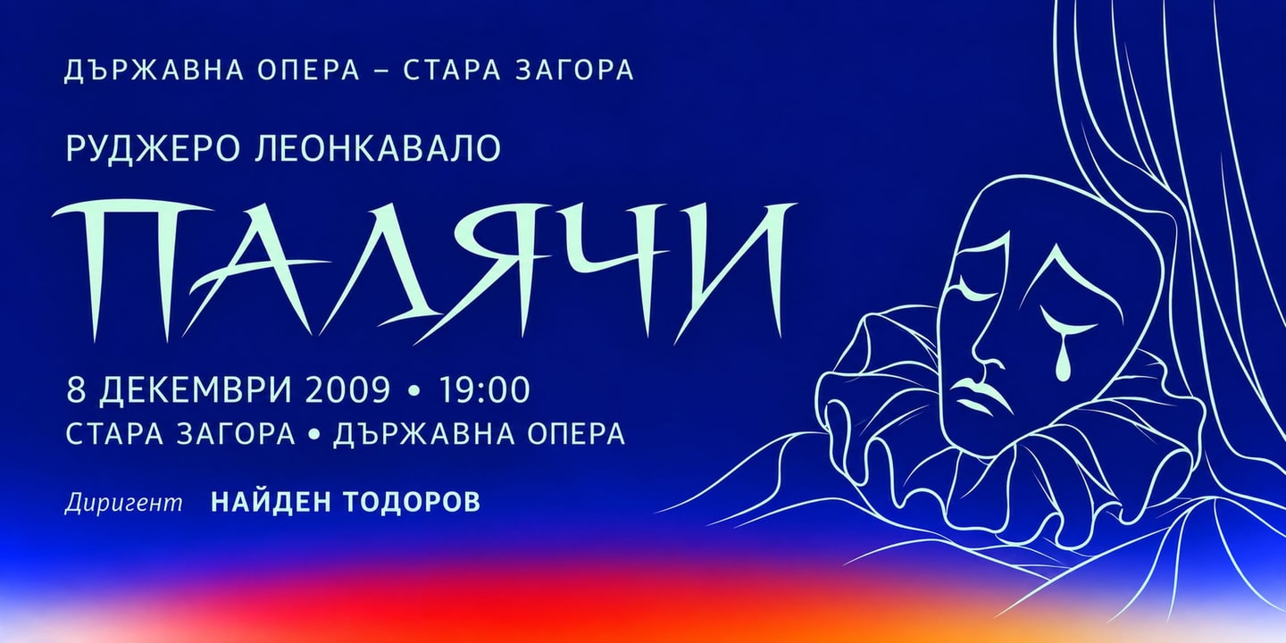 Event banner: I Pagliacci by Leoncavallo (08.12.2009)