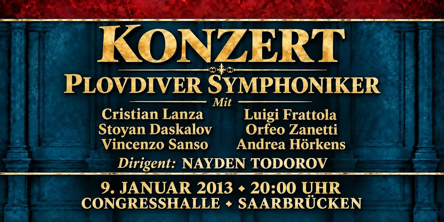 Event banner: Concert with Plovdiver Symphoniker (09.01.2013)