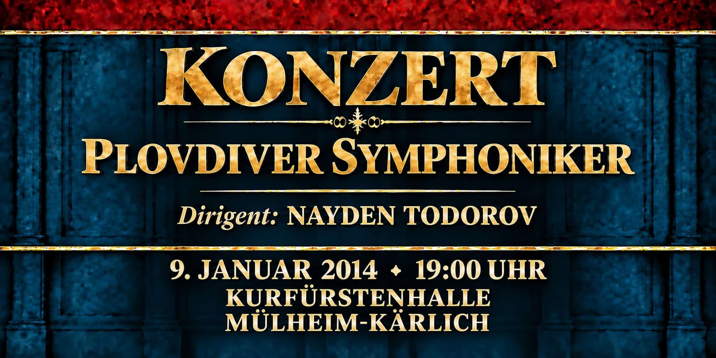 Event banner: Concert with Plovdiver Symphoniker (09.01.2014)
