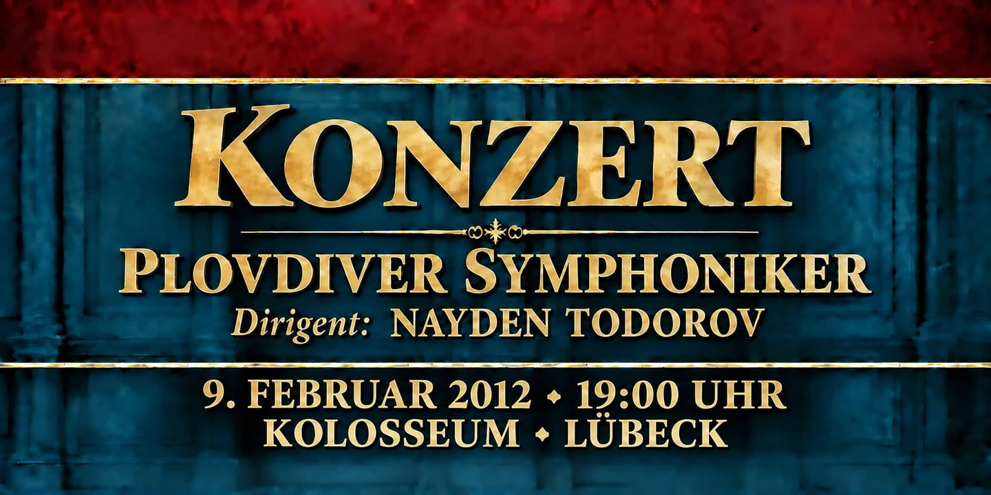 Event banner: Concert with Plovdiver Symphoniker (09.02.2012)