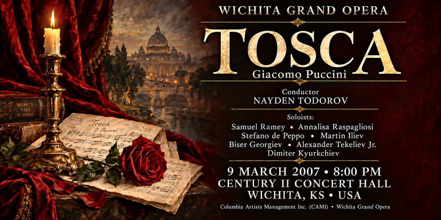Event banner: Tosca (09.03.2007)