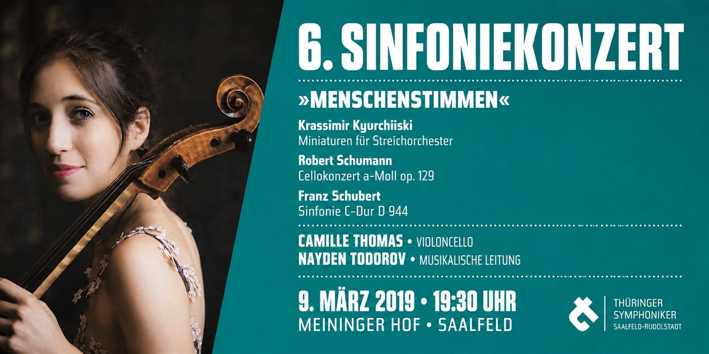Event banner: Schubert in Saalfeld II (09.03.2019)