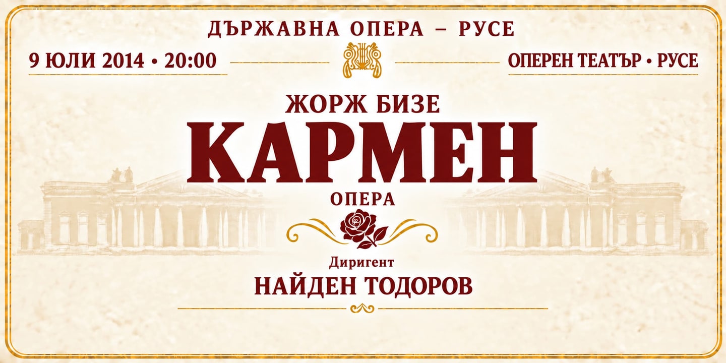 Event banner: Carmen by Bizet (09.07.2014)