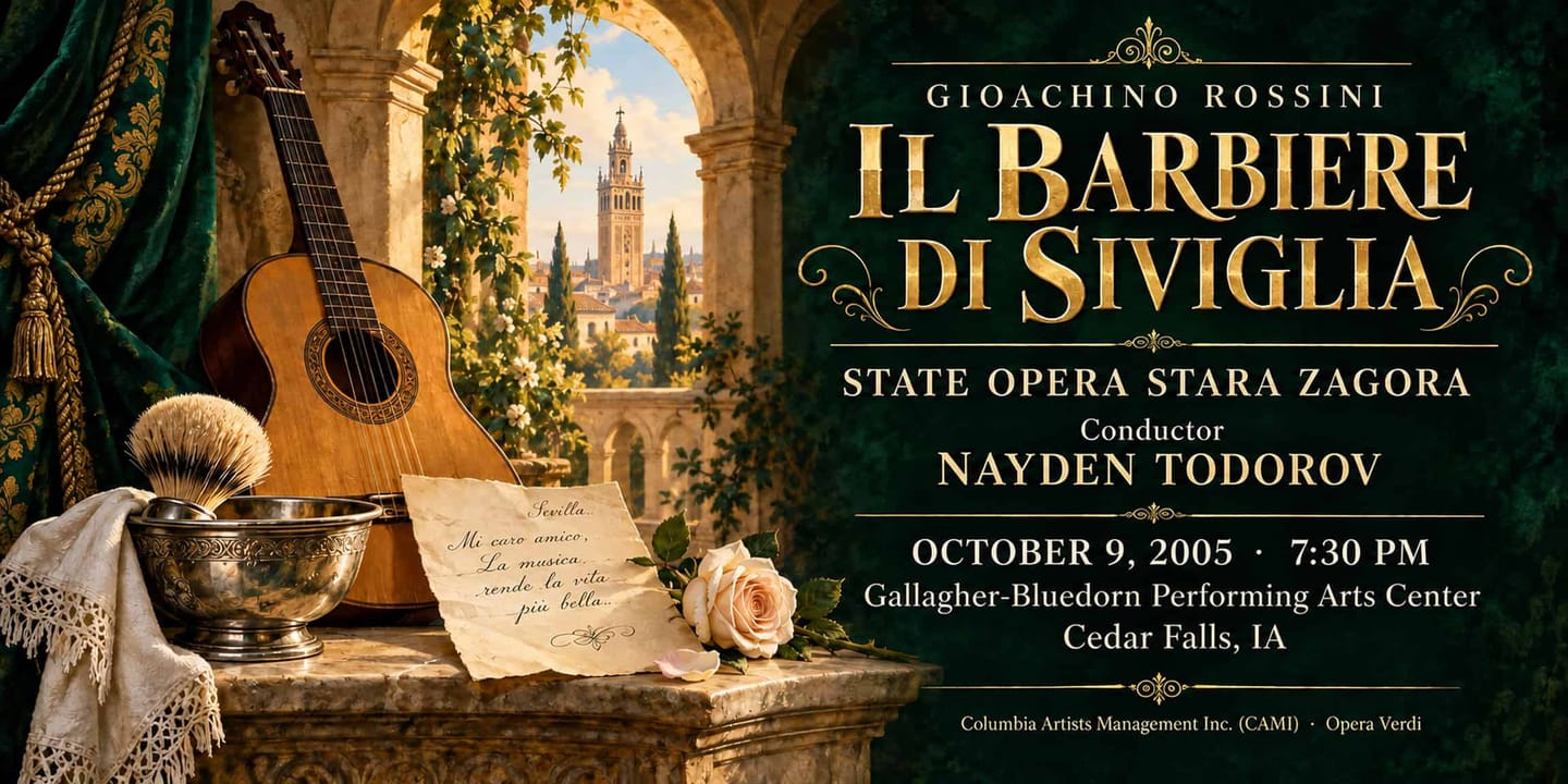 Event banner: Il barbiere di Siviglia (09.10.2005)