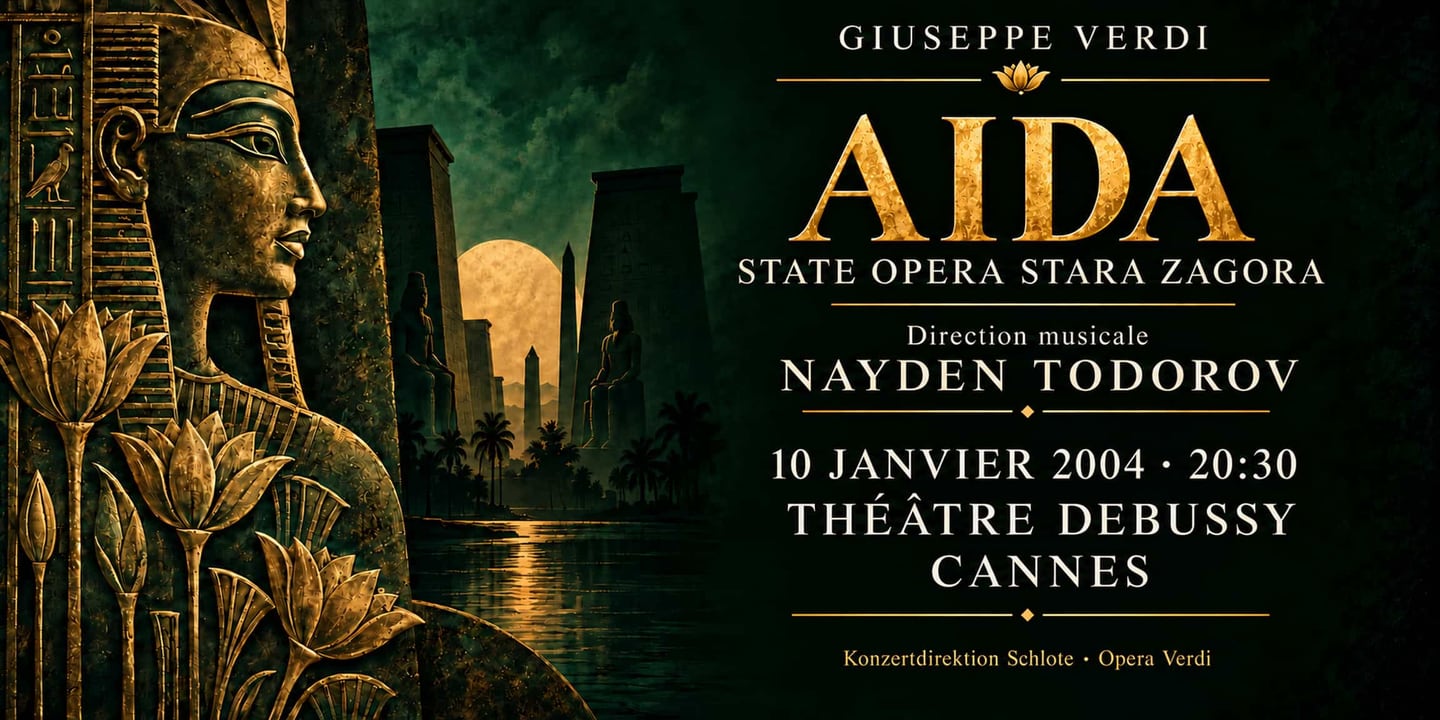 Event banner: Aida by Verdi (10.01.2004)