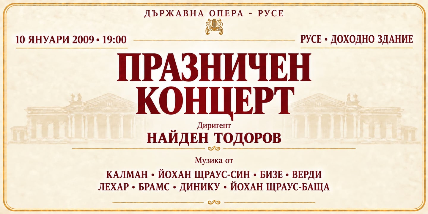 Event banner: Festive concert (10.01.2009)