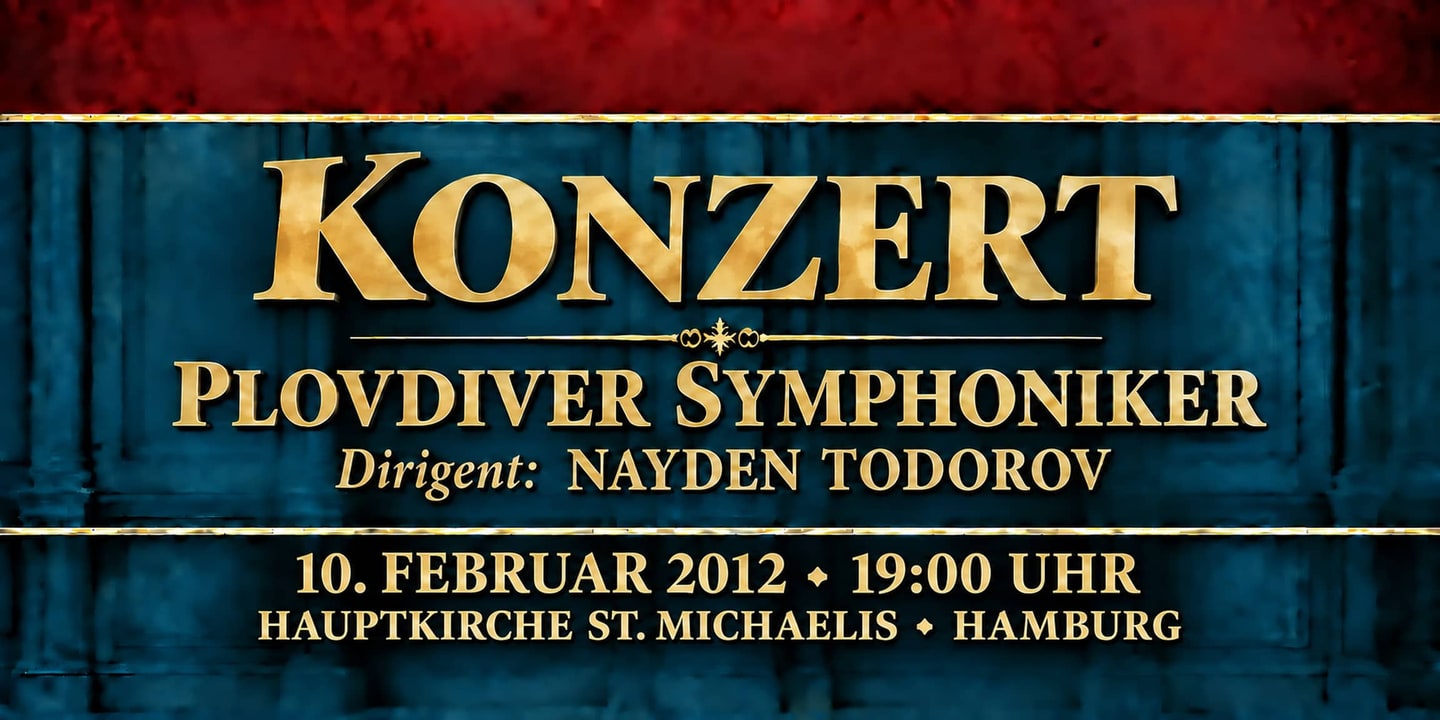 Event banner: Concert with Plovdiver Symphoniker (10.02.2012)