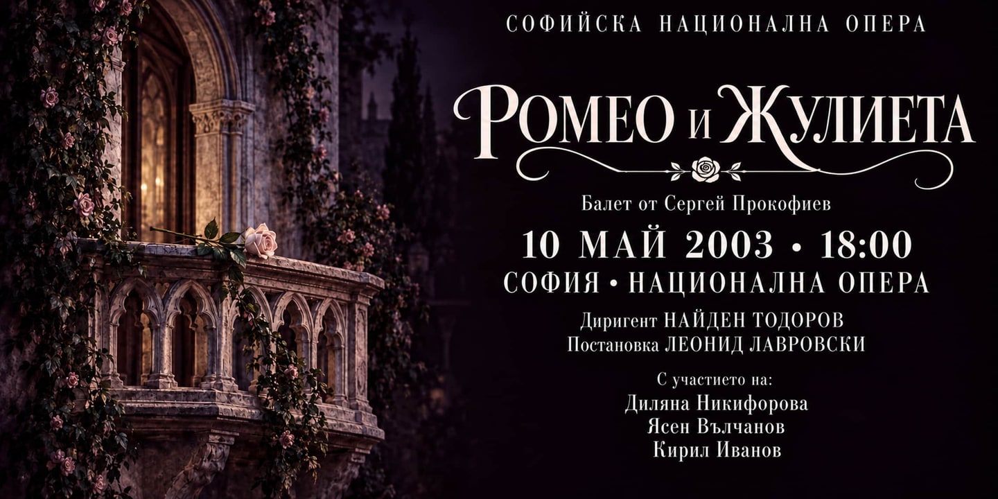 Event banner: Romeo and Juliet by Prokofiev (10.05.2003)