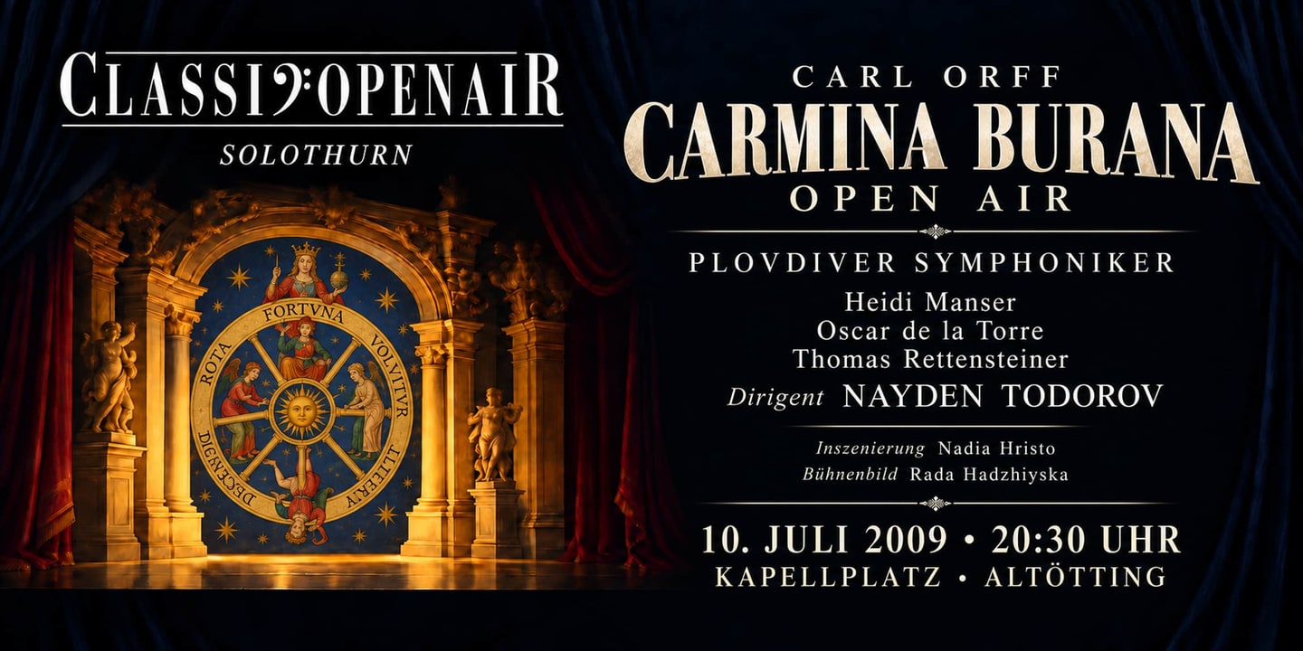 Event banner: Carmina Burana — Open Air (10.07.2009)