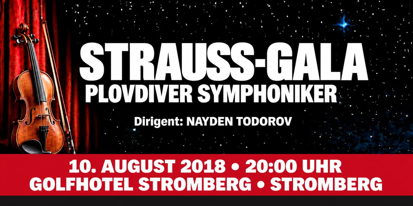 Event banner: Strauss Gala (10.08.2018)