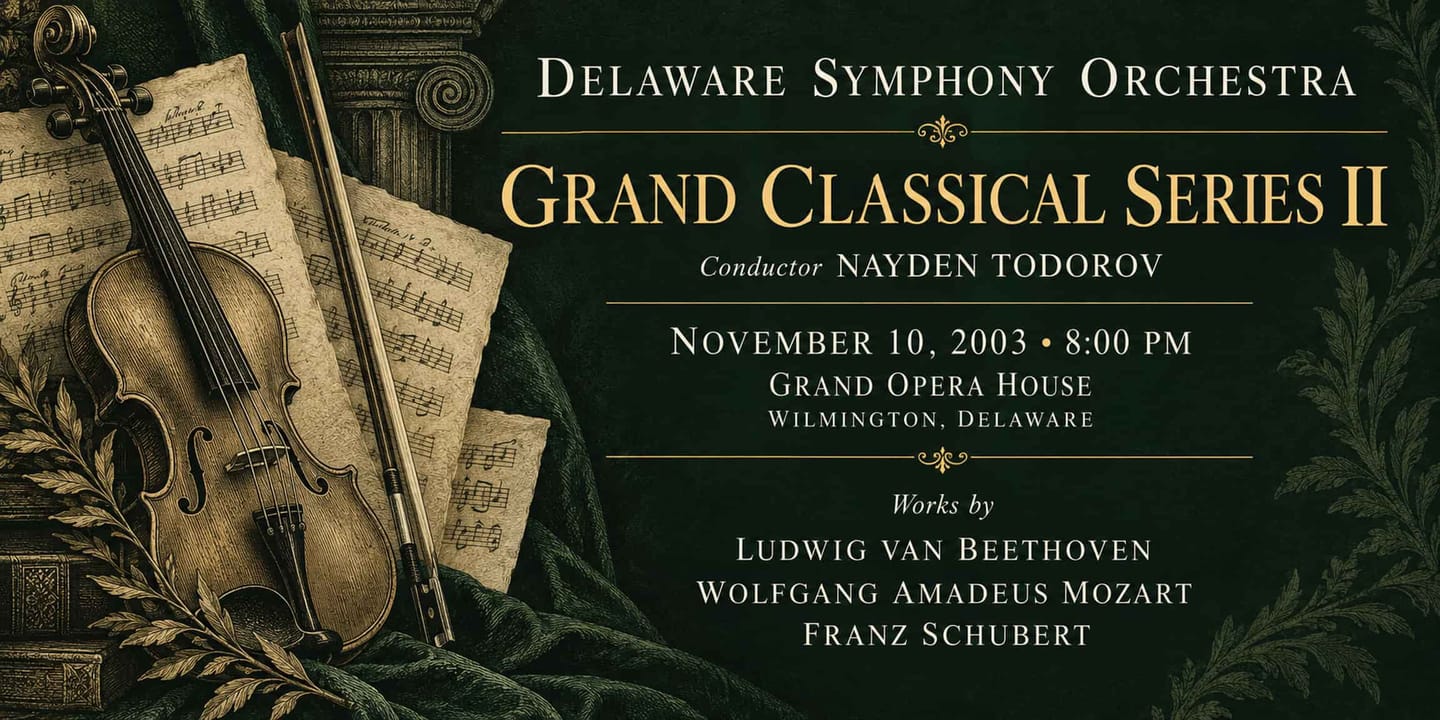 Event banner: Grand Classical Series II (10.11.2003)