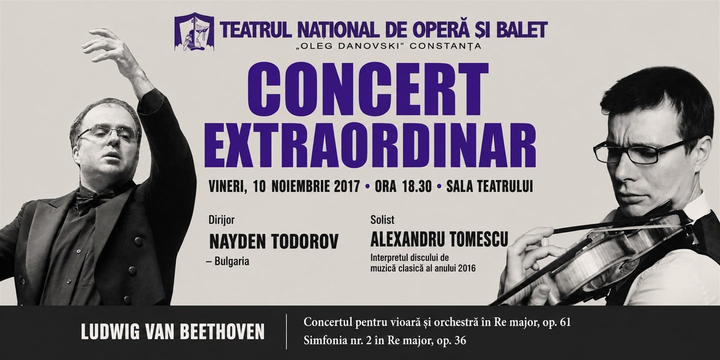 Event banner: Concert simfonic extraordinar (10.11.2017)
