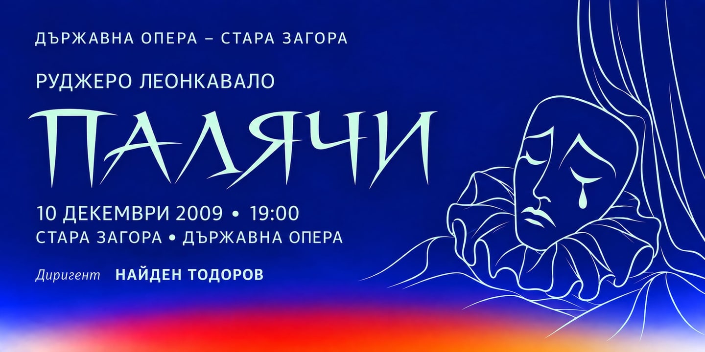 Event banner: I Pagliacci by Leoncavallo (10.12.2009)