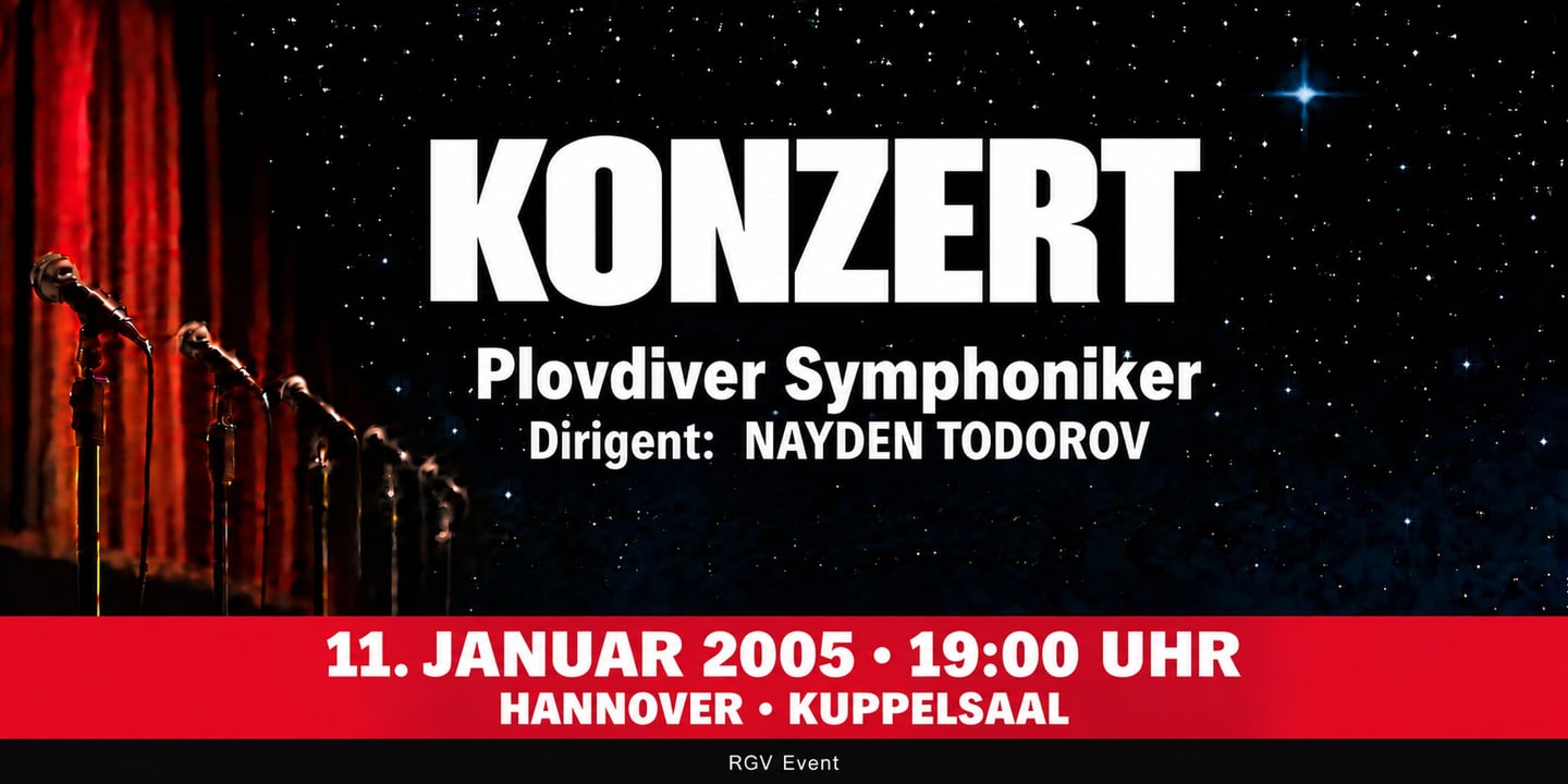 Event banner: Concert with Plovdiver Symphoniker (11.01.2005)