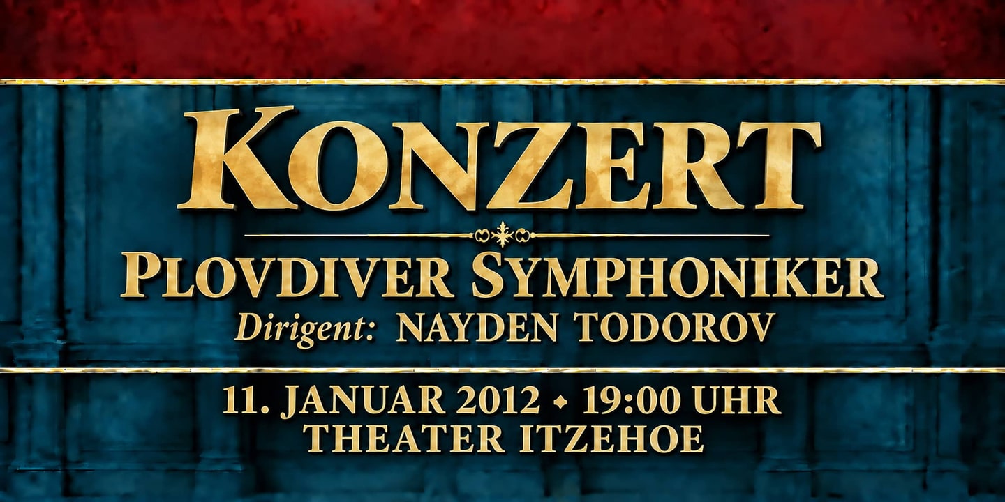 Event banner: Concert with Plovdiver Symphoniker (11.01.2012)