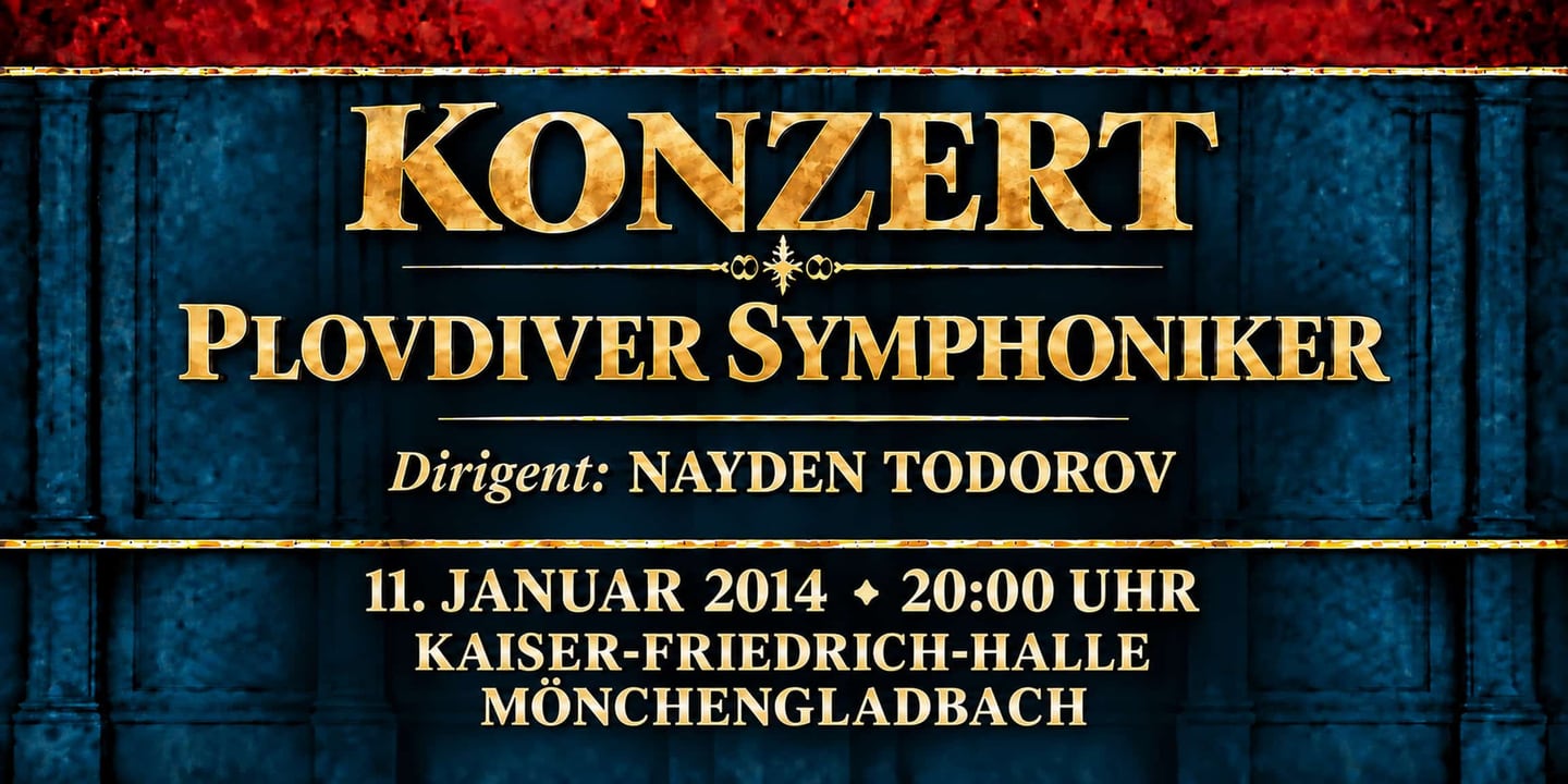 Event banner: Philharmonic concert (11.01.2014)
