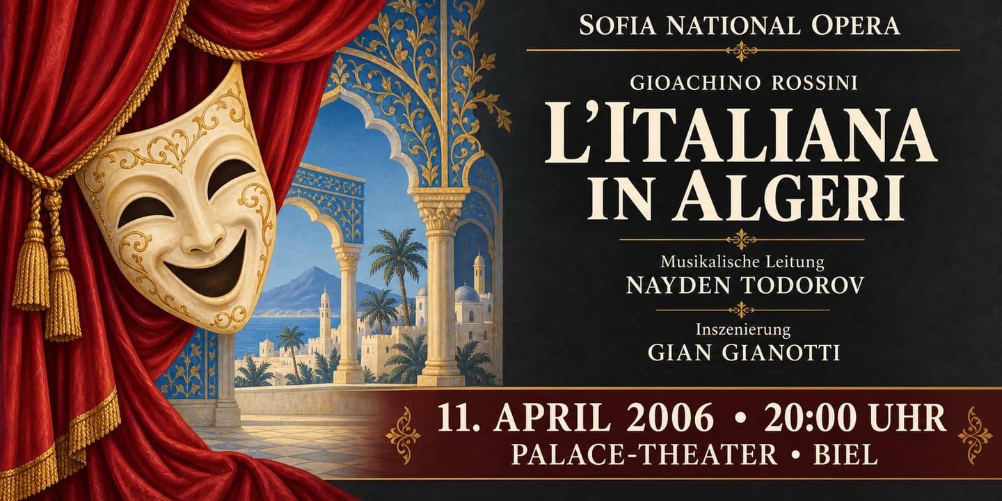 Event banner: L'italiana in Algeri (11.04.2006)