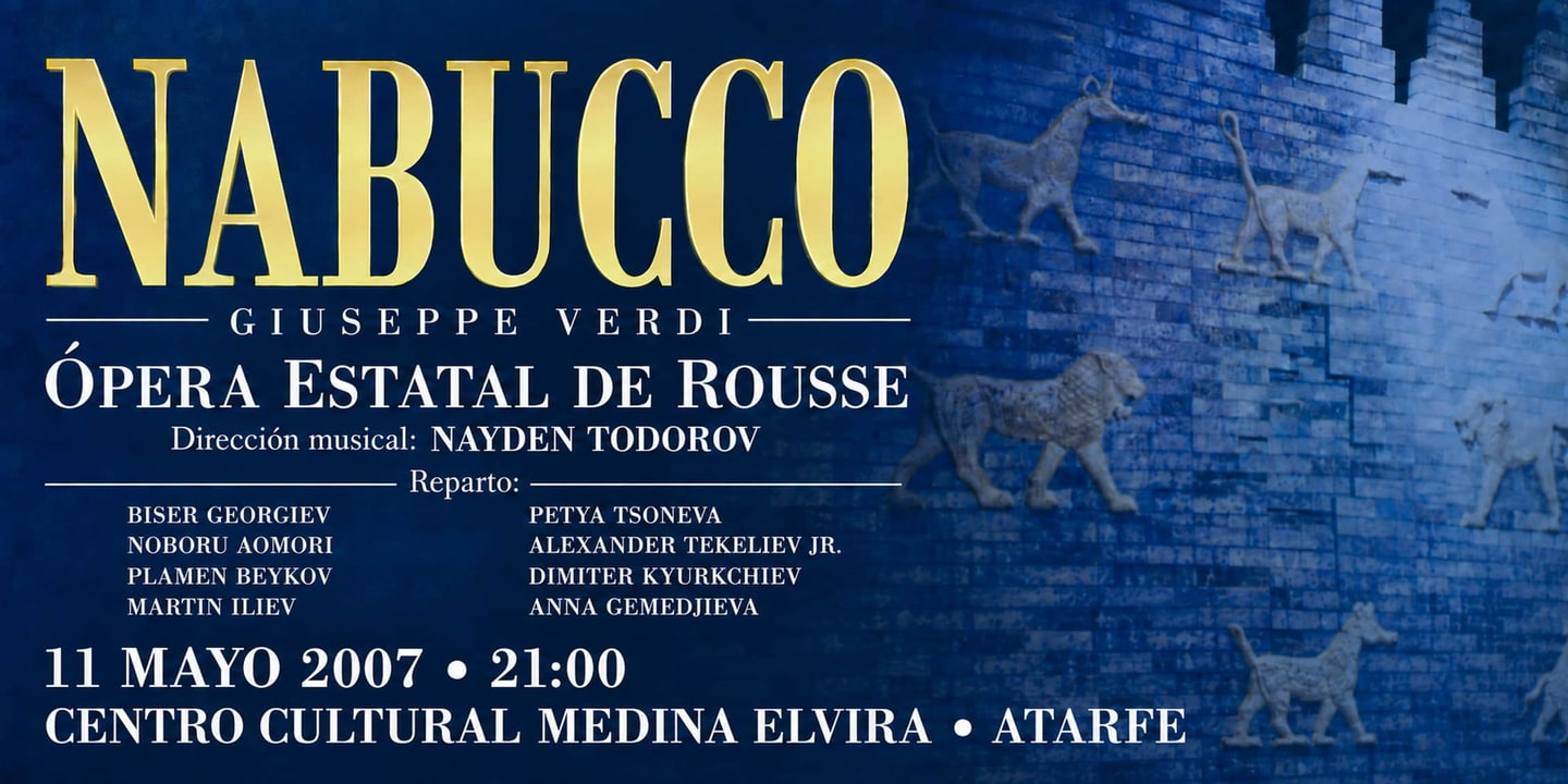 Event banner: Nabucco by Verdi (11.05.2007)