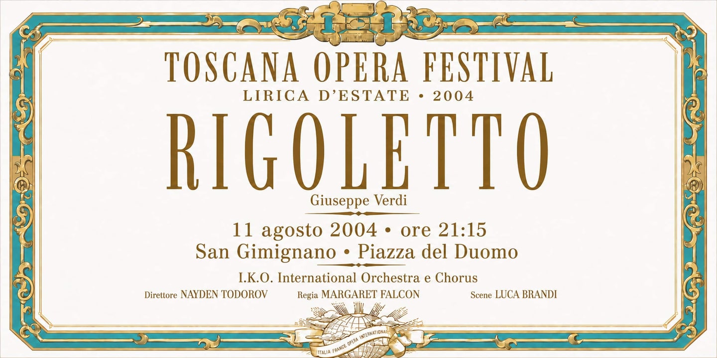 Event banner: Rigoletto (11.08.2004)