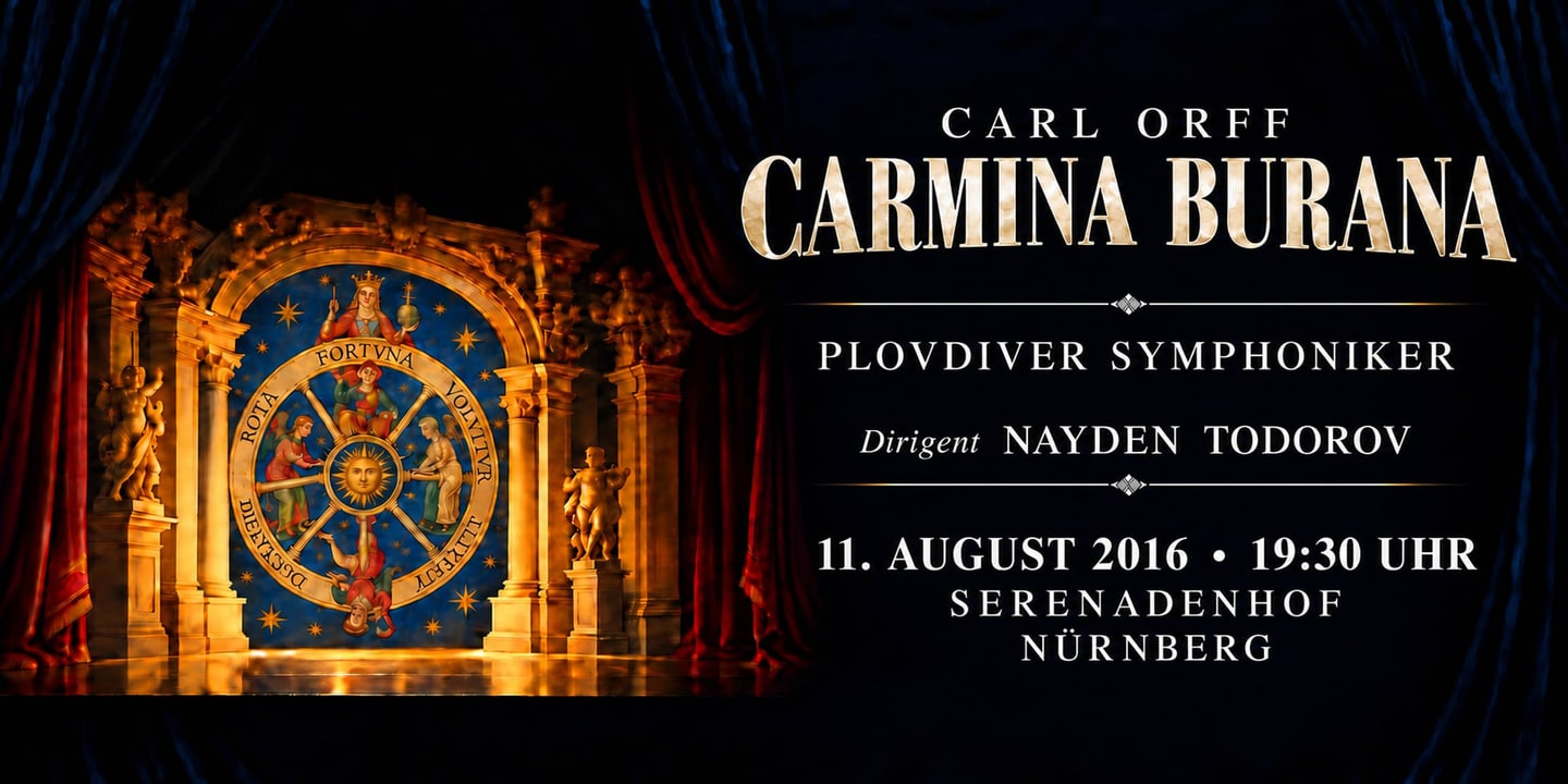 Event banner: Carmina Burana (11.08.2016)