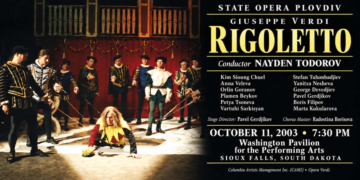Event banner: Rigoletto (11.10.2003)