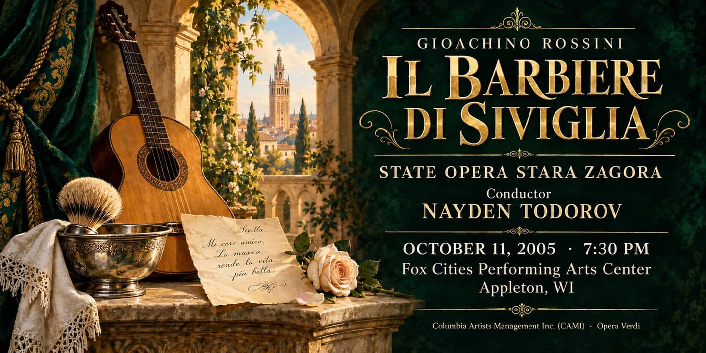 Event banner: Il barbiere di Siviglia (11.10.2005)