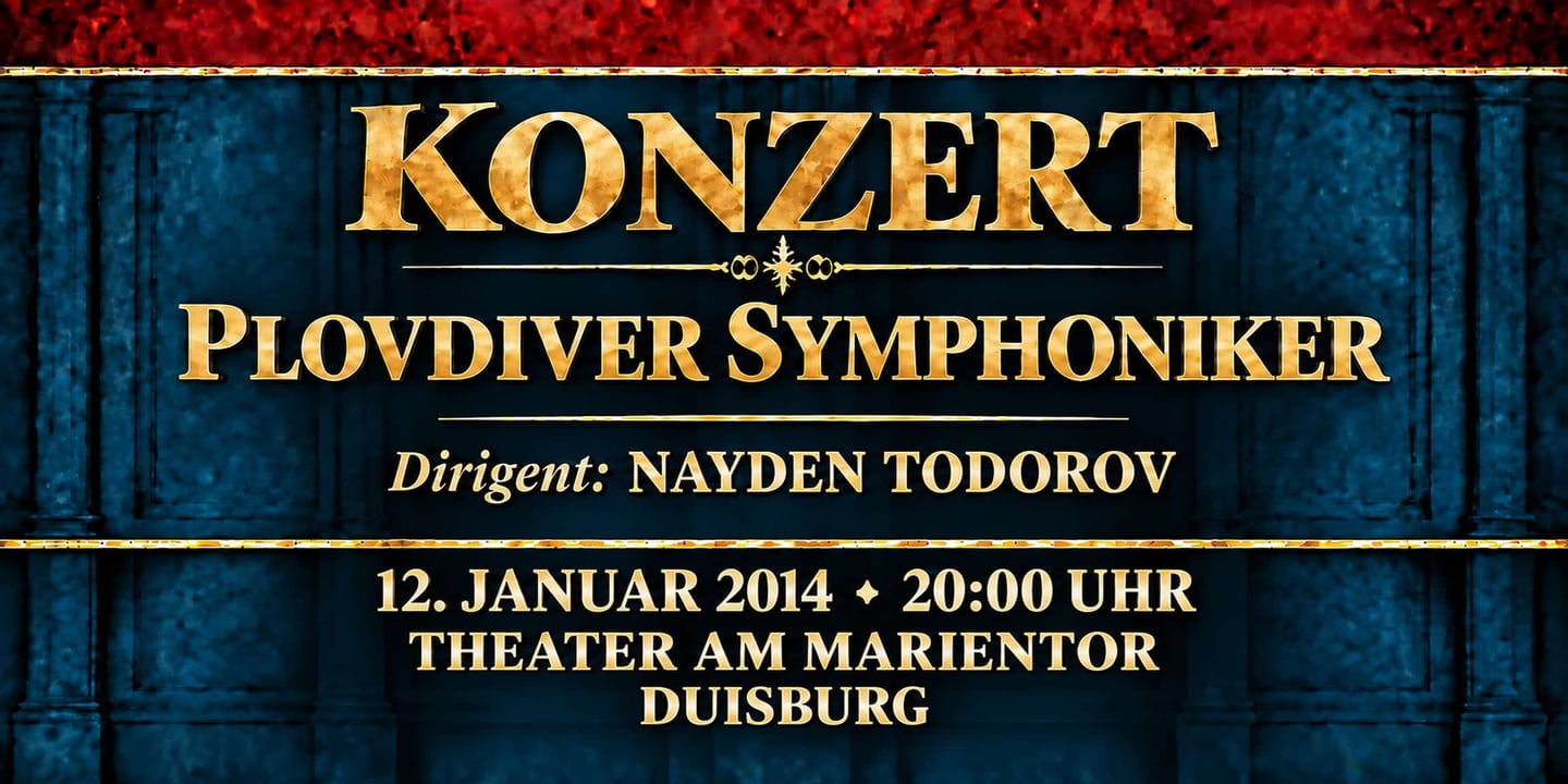 Event banner: Philharmonic concert (12.01.2014)