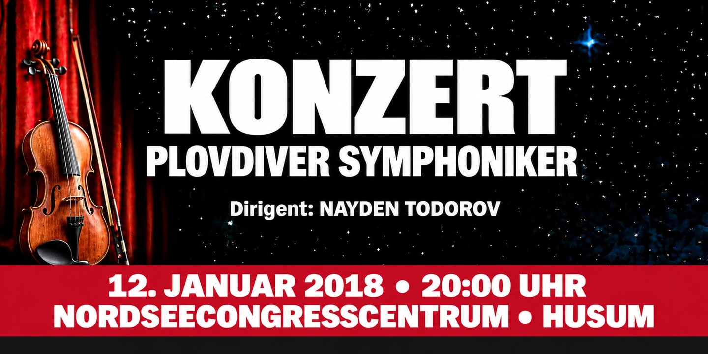 Event banner: Concert with Plovdiver Symphoniker (12.01.2018)