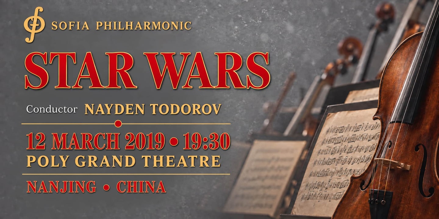 Event banner: STAR WARS in Nanjing (12.03.2019)