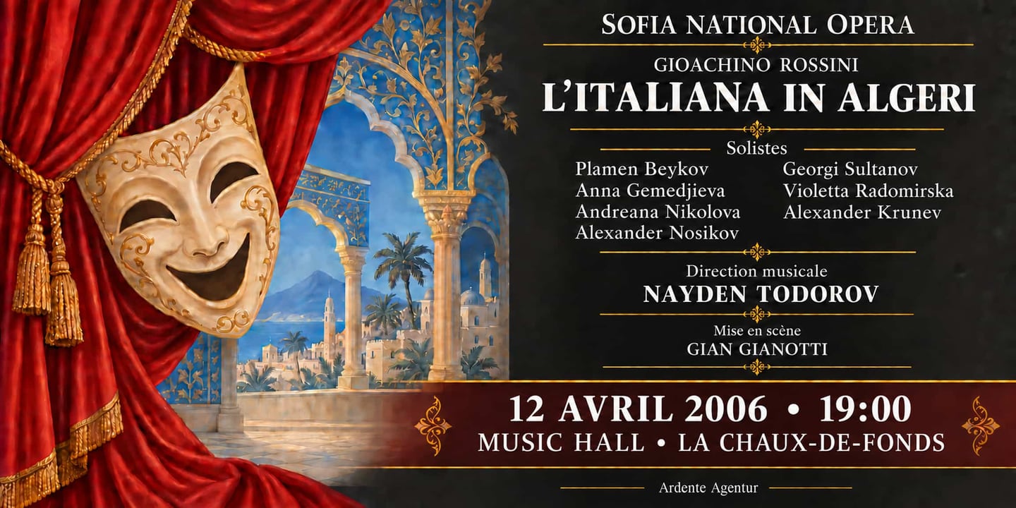 Event banner: L'italiana in Algeri (12.04.2006)