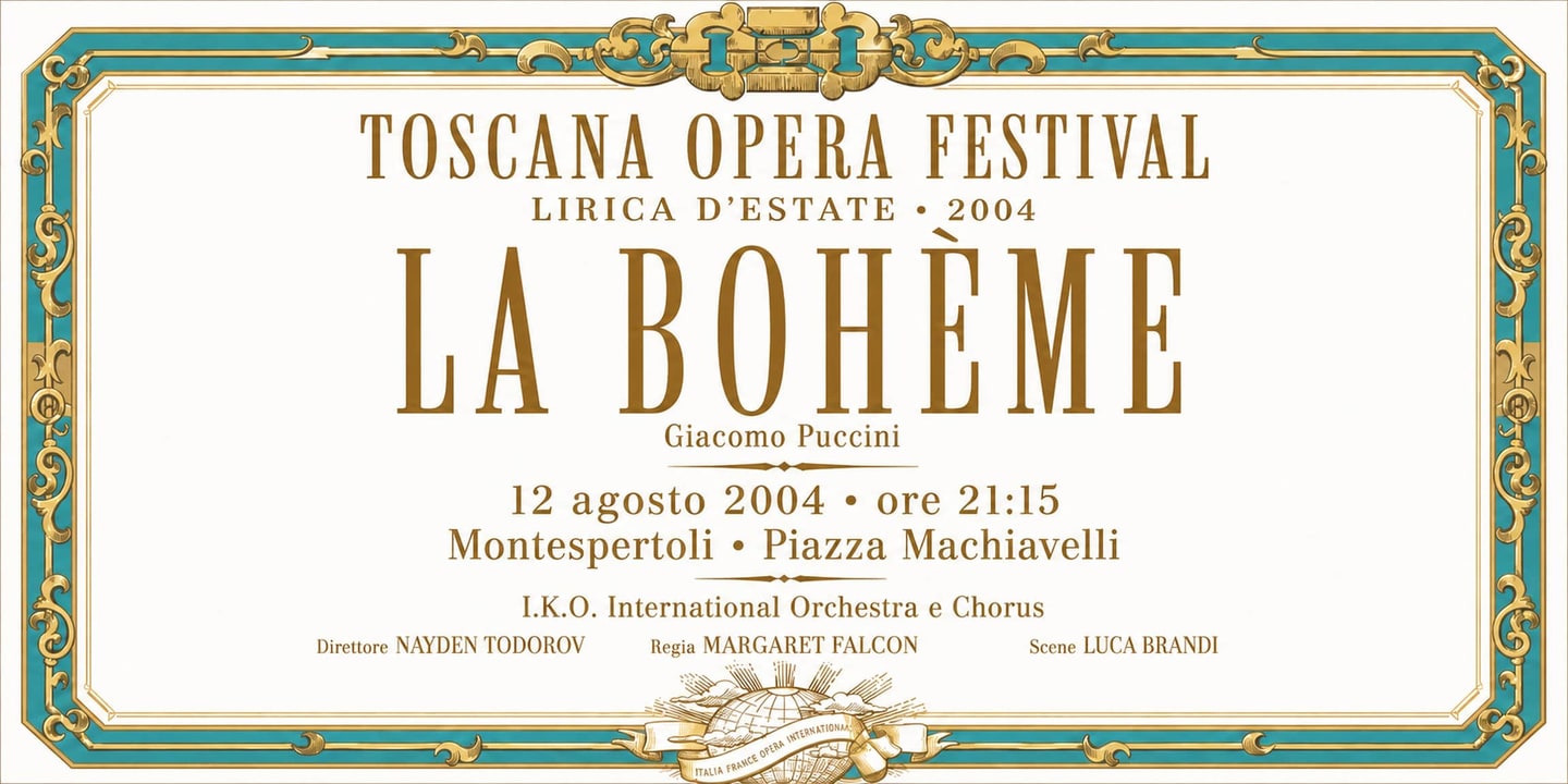 Event banner: La bohème (12.08.2004)