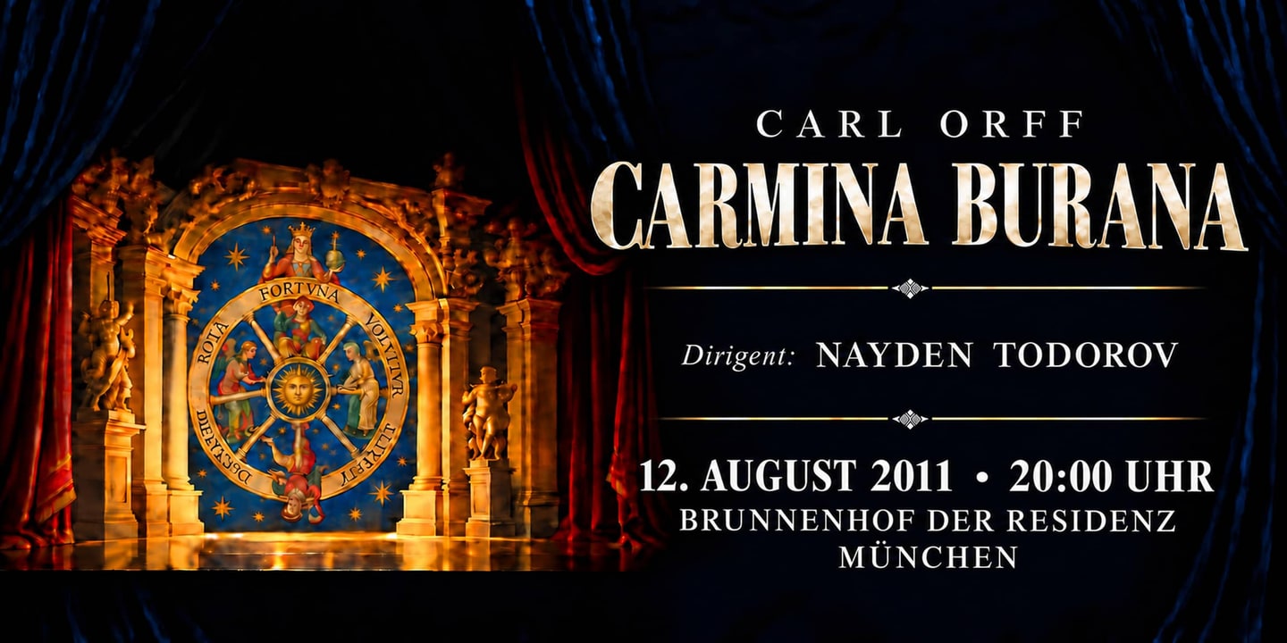 Event banner: Carmina Burana (12.08.2011)
