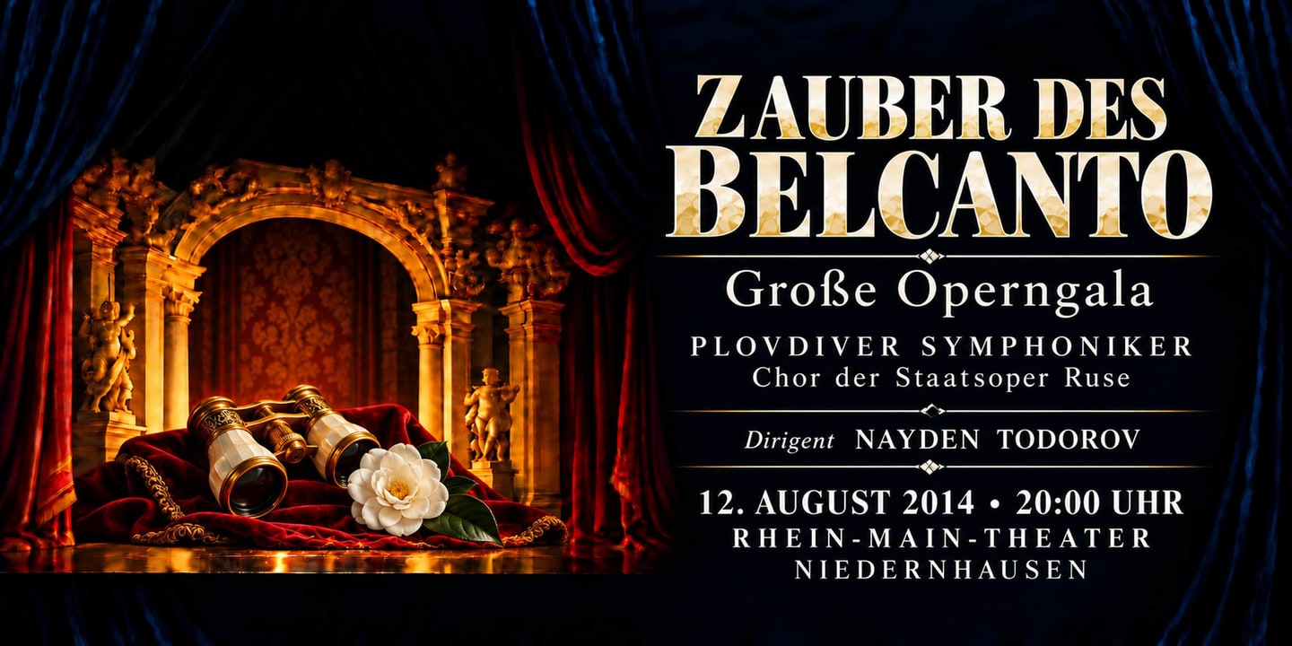 Event banner: Zauber des Belcanto – Große Operngala (12.08.2014)