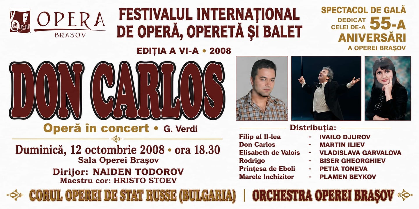 Event banner: Don Carlos (12.10.2008)