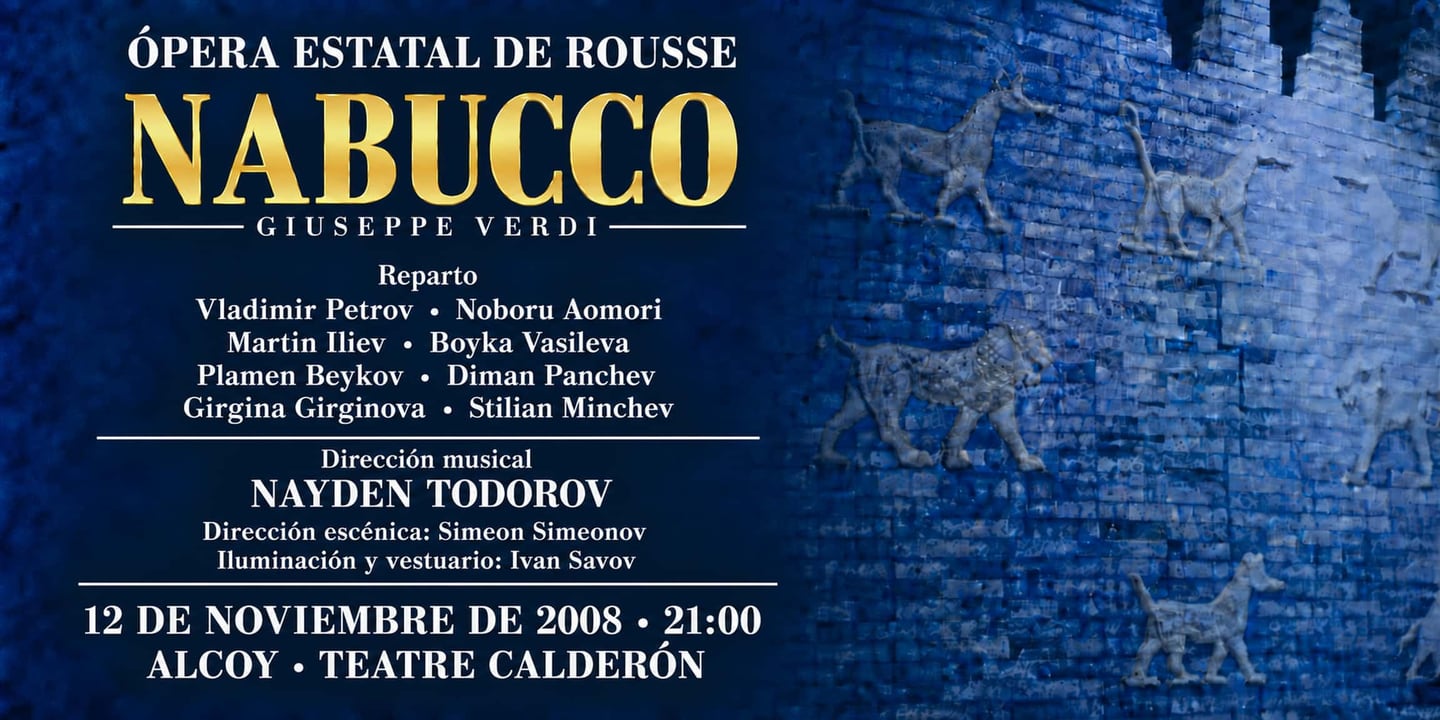 Event banner: Nabucco by Verdi (12.11.2008)
