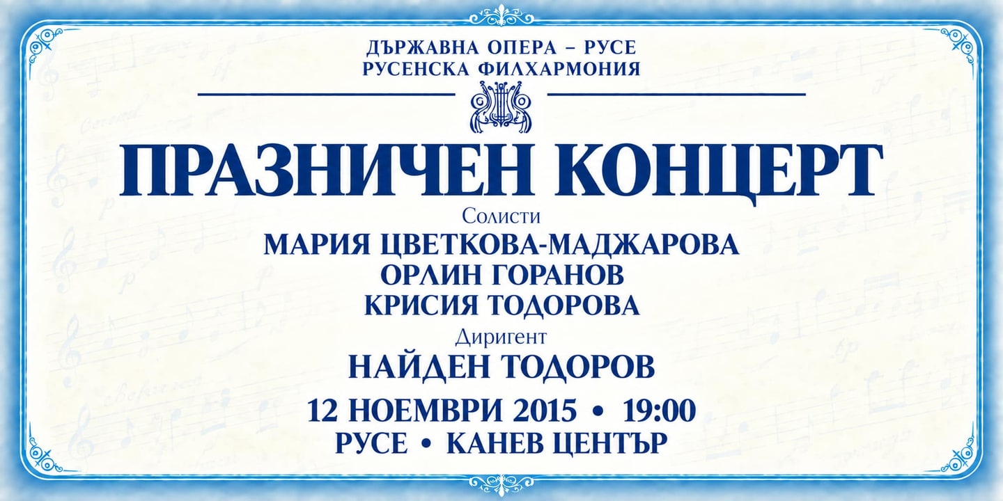 Event banner: Festive concert (12.11.2015)