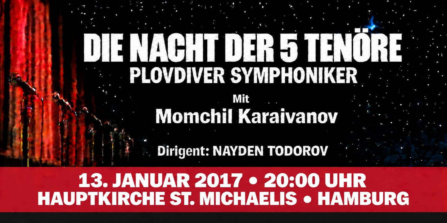 Event banner: Die Nacht der 5 Tenöre (13.01.2017)