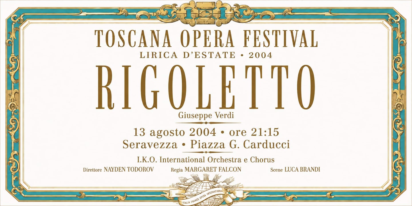 Event banner: Rigoletto (13.08.2004)