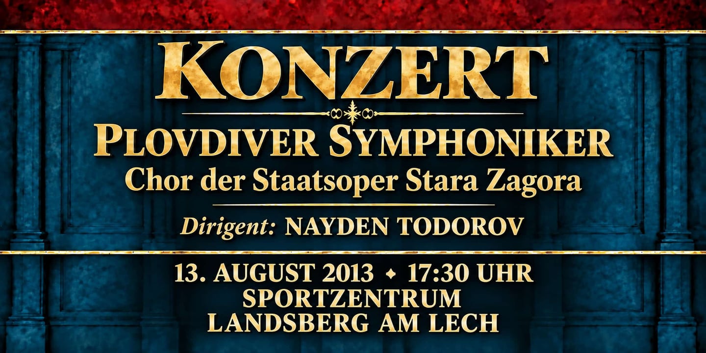 Event banner: Concert with Plovdiver Symphoniker (13.08.2013)