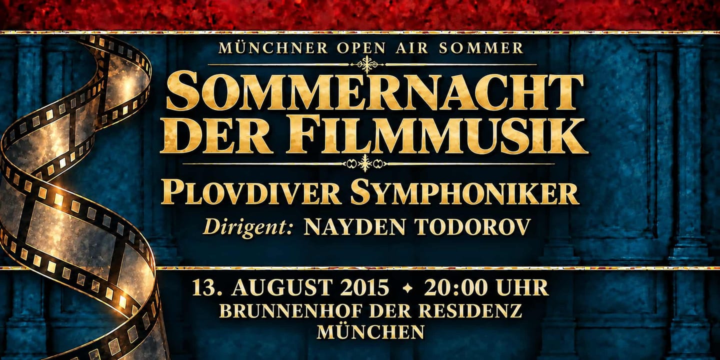 Event banner: Sommernacht der Filmmusik (Münchner Open Air Sommer) (13.08.2015)
