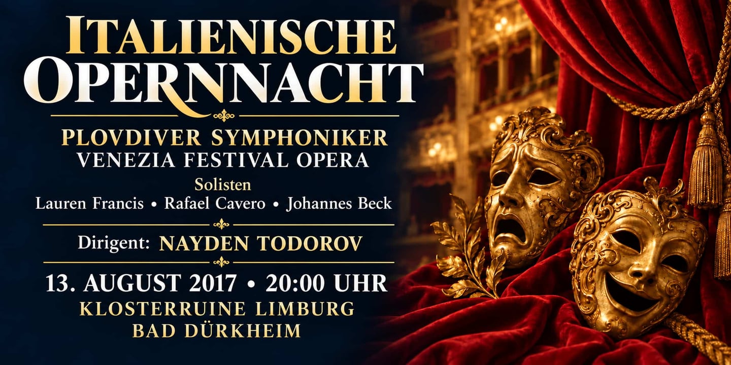 Event banner: Italienische Opernnacht (13.08.2017)